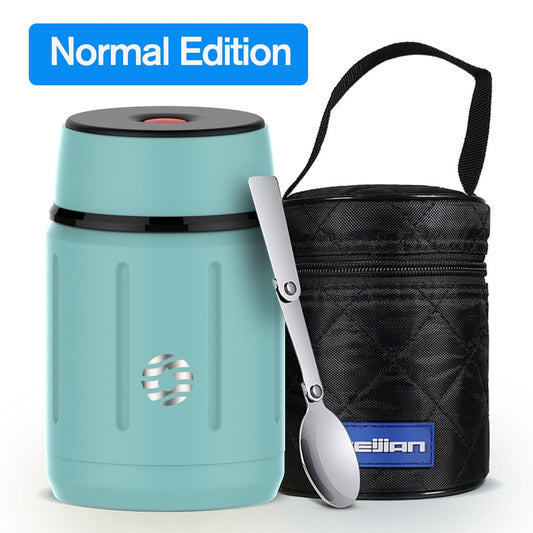 Marmita Térmica a Vácuo FEIJIAN de Aço Inoxidável 316 - 750ml com Colher Grátis
