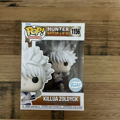 Hunter X Hunter Funko Pop Action Doll Model Anime Killua Zoldyck Kite Bisky Netero Sculpture Dolls Limited Edition Model Toys