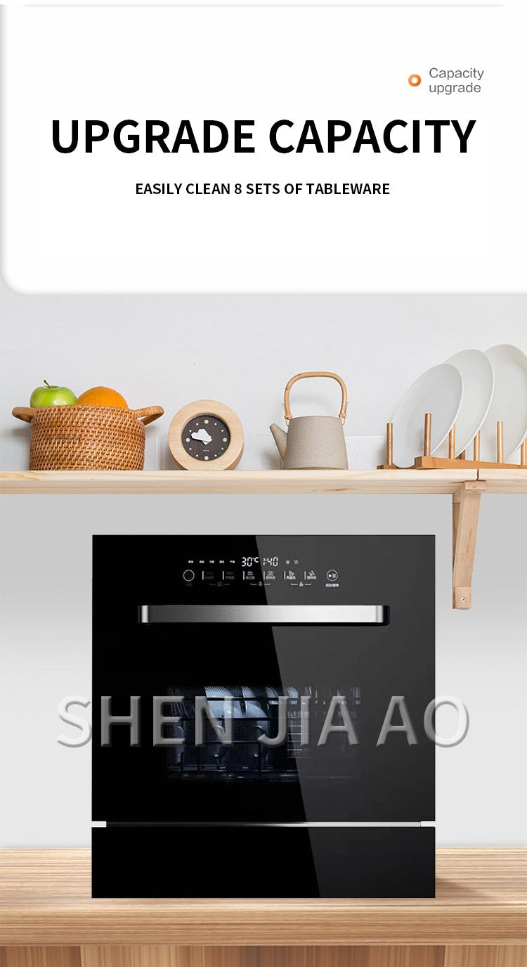 SH-Q01 Dishwasher Fully Automatic Household Embedded Smart Dishwashing and Disinfecting Machine with Drying Function
