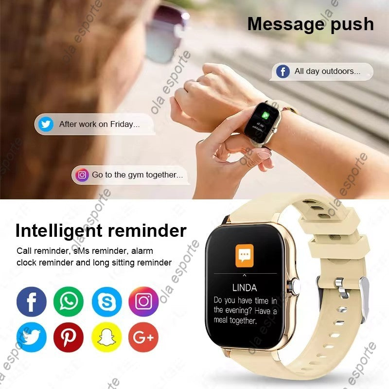 2025 Smart Watch 2.01 Inch HD Display Bluetooth Call Message Preview Sport Modes DIY Dial Weather Forecast Watches For Men Women
