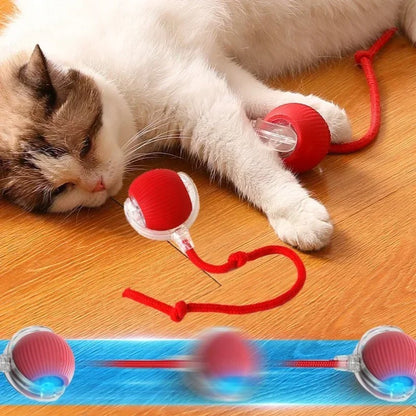 Brinquedos Interativos de Bola Rolante Automática para Gatos, Suprimentos para Animais de Estimação, Treinamento Elétrico para Cães, Provocador de Gatos, Rato Simulado Recarregável