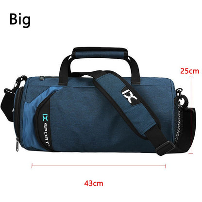 Bolsa de Ginástica Masculina Seca e Molhada para Yoga Feminina Treino Mala de Viagem Sacola de Esporte Ao Ar Livre Natação Sapatos Femininos Fitness Bolsa de Ombro de Fim de Semana