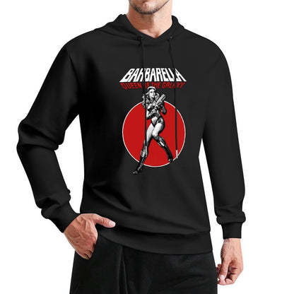 Barbarella - Queen of the Galaxy Hoodie japanese style men's winter sweater mens designer clothes mens hoodie