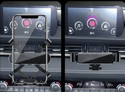 Gravity Car Cell Phone Holder Air Vent Clip Mobile Phone Support for Mazda 6 Atenza Accessories 2020 2021 2022 2023