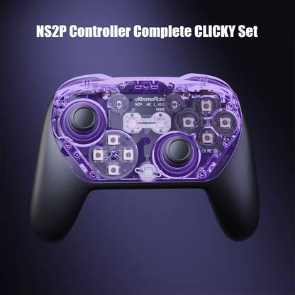 Extreme Rate Switch 2 Pro Controller Whole Clicky Kit Faster Trigger Smooth Face Buttons Response Upgrade Kit for Switch2 Pro