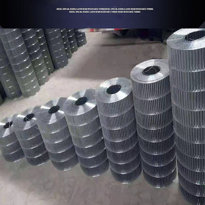 Tela de arame soldado galvanizado de 1 metro (40 polegadas) de largura com furos de 10x100mm, para gaiola de criação doméstica de pássaros, pombos, coelhos, papagaios, codornas e galinhas