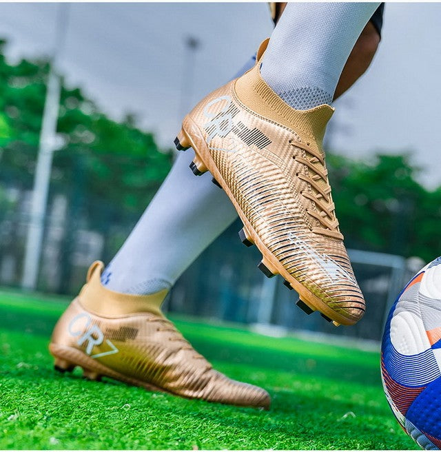 New Men's and Women's Football Cleats Firm Ground Outdoor Professional Football Shoes Lightweight Sports Sneaker Rugby Boots