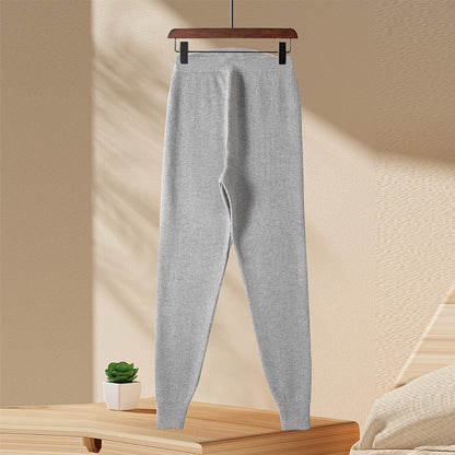 Men's Pull Wool Underwear Pants High Waisted Elastic Thermal Tights Leggings Warm Fleece Inner Wear Underpants Man Clothing