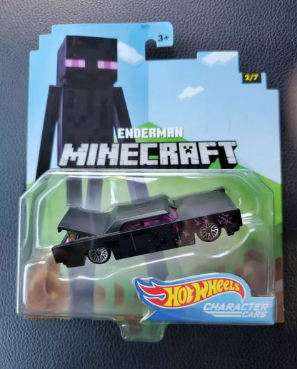 Hot Wheels Minecraft Series Genuínos, Carrinho de Brinquedo, Ornamento de Mesa, Colecionáveis, Presentes de Feriado, Em Estoque