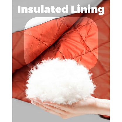 MAGCOMSEN Men's Aviator Jackets Thick Warm Orange Lining Bomber Jackets Fall Winter Casual Windproof Coats