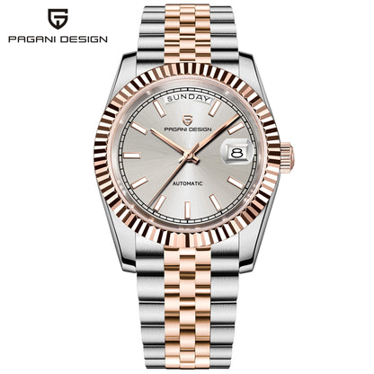 PAGANI DESIGN Men's Watches 2025 New Enamel Dial DD36 Automatic Watch Men Business Waterproof Mechanical Wristwatch For Men Gift