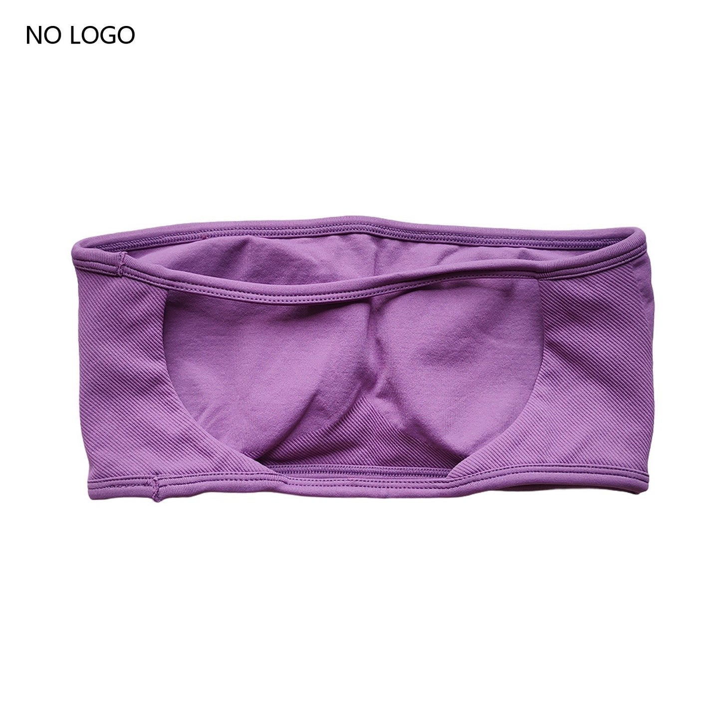 ARFTE Backless Bandeau Sports Bra Gym Women Top Crop Tube Seamless Bras Yoga Tops  Workout Sportswear Push-up Fitness Gym Bra