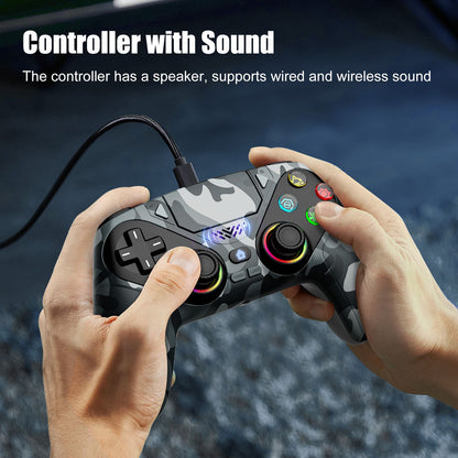 Controller For Playstation 5 PS5/PS5 Pro/Slim/PC,RGB Wireless Gamepad W/Hall Effect Trigger Marco/Turbo Anti-Drift Game Joystick