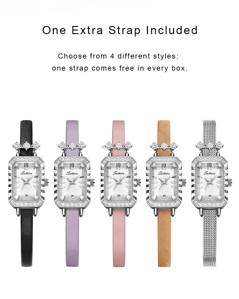Sotoiru Square Watch For Women Leather Strap Quartz Wristwatch Elegant Dress Watch Christmas Gifts For Girlfriend ?????