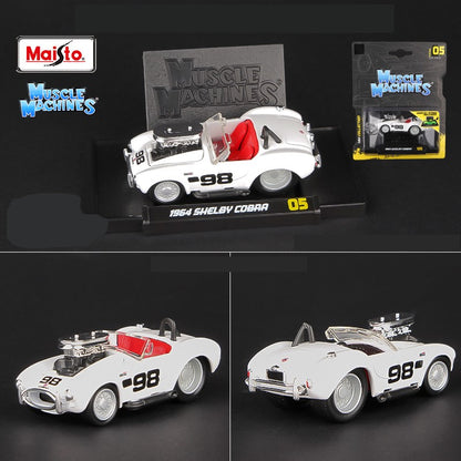 Conjunto de veículos Maisto 1:64 Ferrari Ford Chevrolet Shelby Buick Toyota Audi Nissan Muscle, série de modelos de carros em miniatura Die Cast