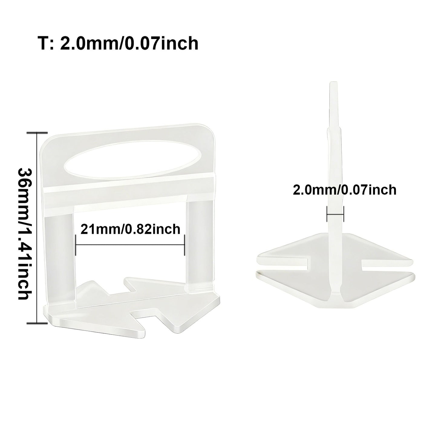 Kit Alicate Cunhas e Clips Niveladores de Revestimento de Chão e Parede para Ferramentas de Construção de 50-200 peças