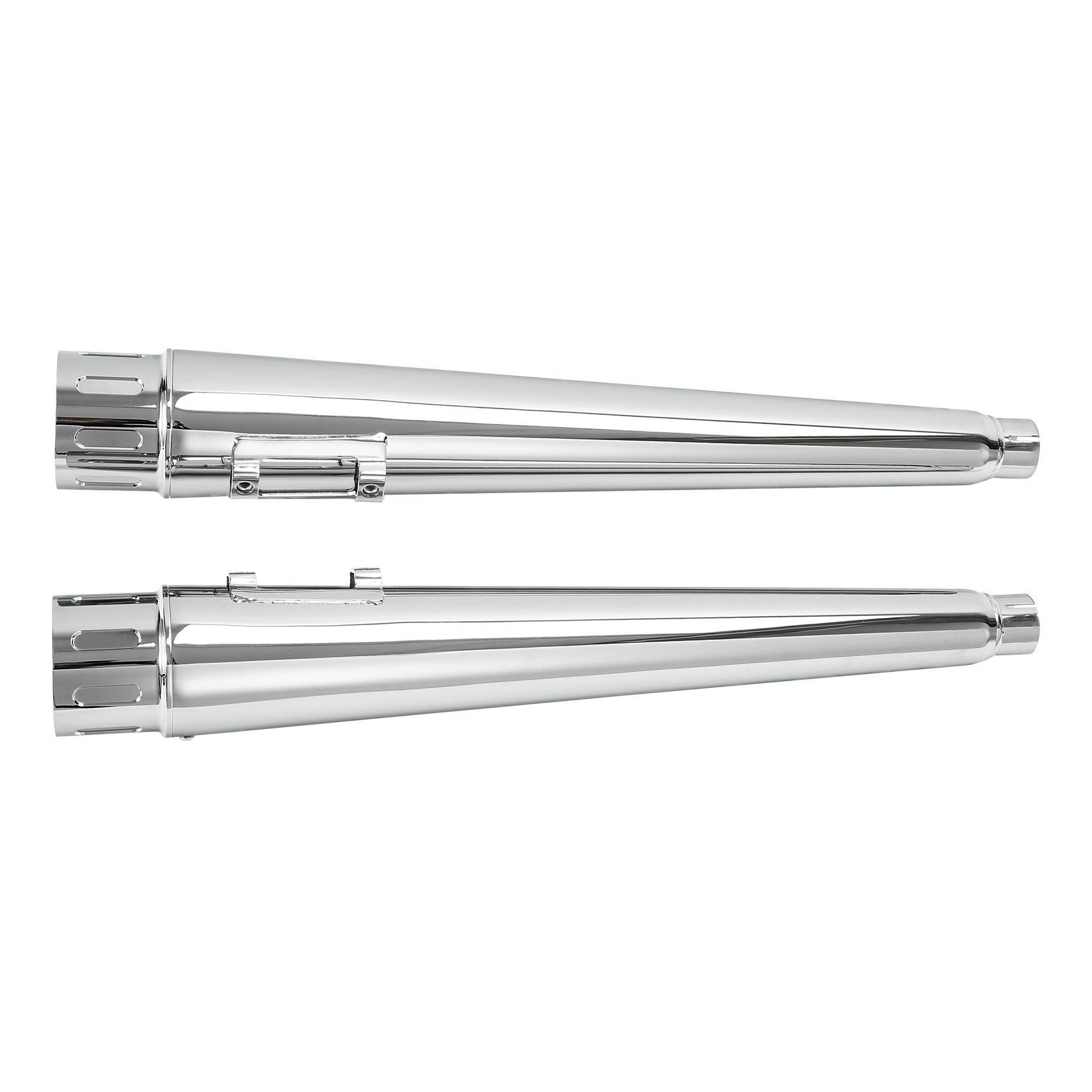Motorcycle 4" Slip-on Mufflers Exhaust Pipes For Harley Touring Electra Street Glide 1995-2016