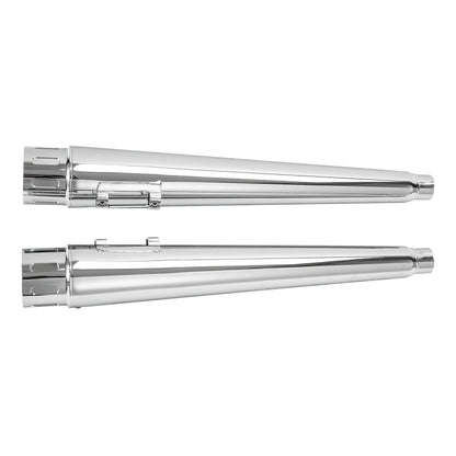 Motorcycle 4" Slip-on Mufflers Exhaust Pipes For Harley Touring Electra Street Glide 1995-2016