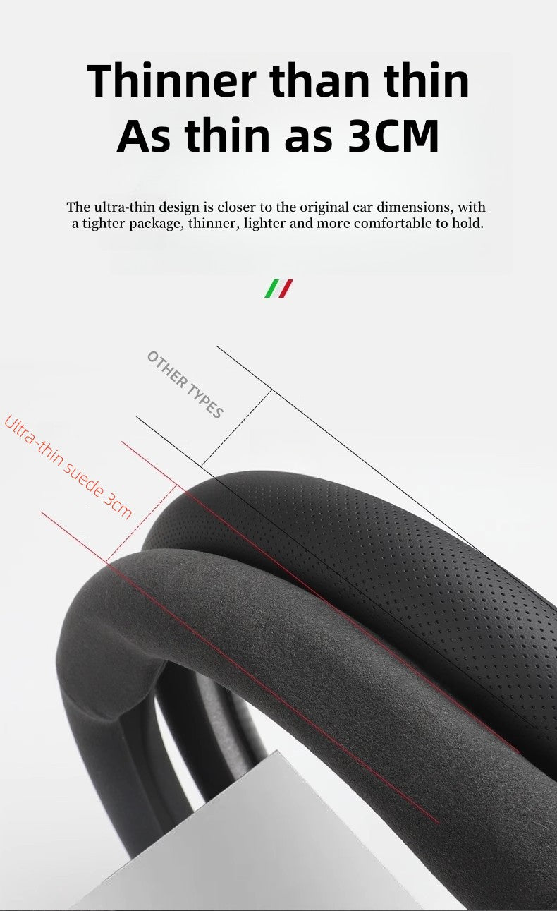 Suede Car Steering Wheel Cover For Renault Scenic Clio Laguna 2 3 4 5 Kangoo Fluence Megane Trafic Talisman Twingo Kaptur Duster