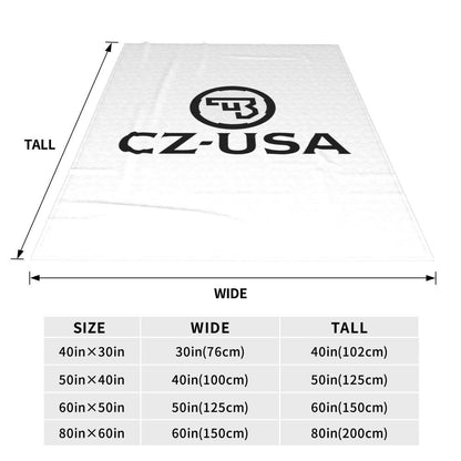 Ceska Zbrojovka CZ Blankets Flannel Sofa Throw Blanket Portable for Couch Bedding Outdoor Throws Bedspread Quilt