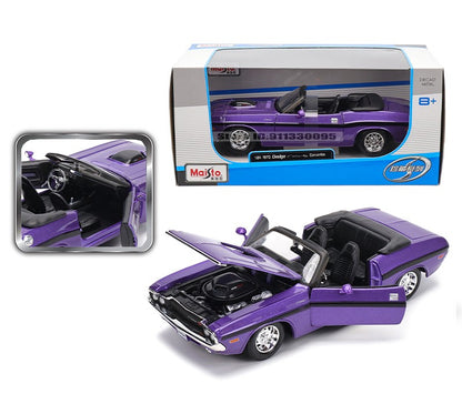 Maisto 1:24 DODGE CHALLENGER R/T 1970 liga de carro modelo artesanato decoração coleção brinquedo ferramenta presente