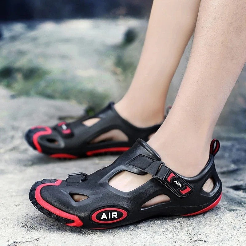 Unique 2022 Summer Couple's Beach Sandals Outdoor River Swimming Plus Size Men's Sandals Dialed Design Casual Comfort