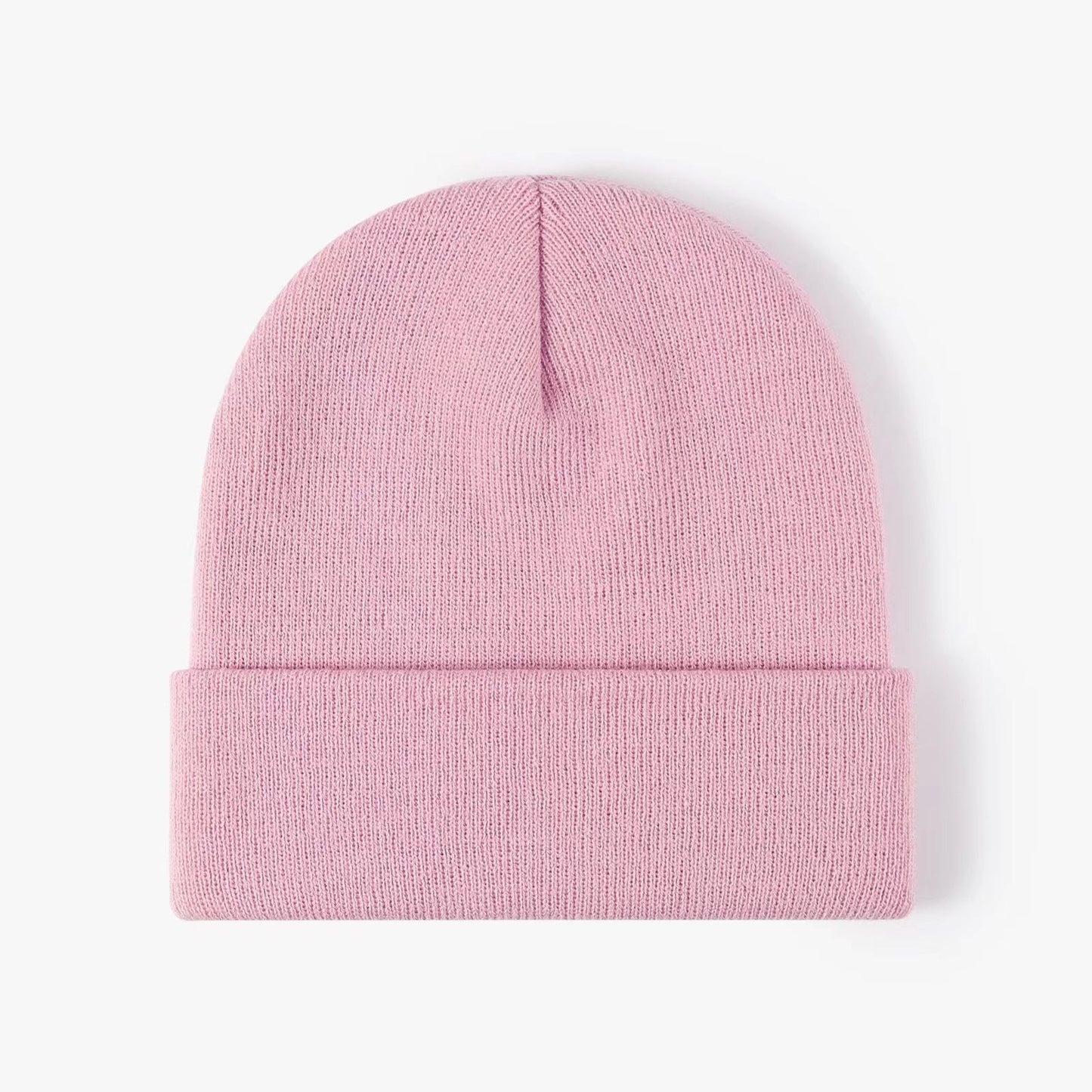 Customized Printed Logo Winter Knitted Keep Warm Cold Cap Unisex Solid Color Hip Hop Crochet Skull Beanie Hats