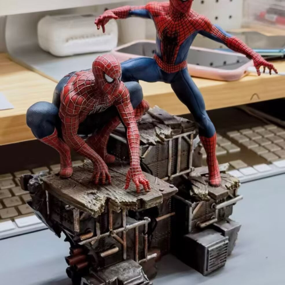 Boneco Homem-Aranha de 23cm, Estatueta de Anime Homem-Aranha, Modelo de PVC, Coleção, Estátua, Decoração de Mesa, Bonecas, Brinquedos Infantis, Presentes de Halloween