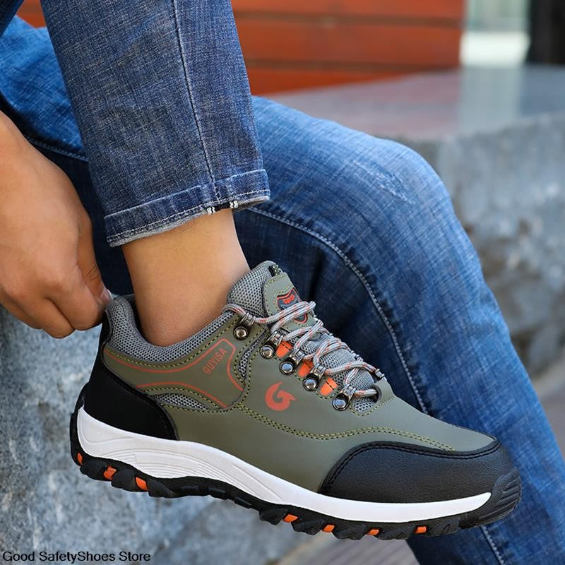 Steel Toe Shoes Men Work Safety Boots Sneakers Male Constrcution Puncture-Proof Work Safety Shoes  Man Security Boots Work Shoes