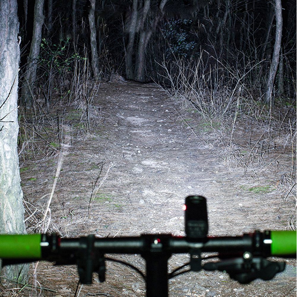Farol de bicicleta LED T6 10W 800LM recarregável via USB com indicador de bateria para MTB, mountain bike e ciclismo de estrada, equipamento de ciclismo