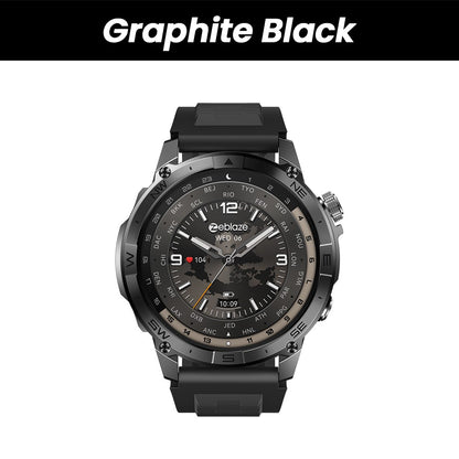 Zeblaze Stratos 2 Plus GPS Sports Smart Watch Bússola Integrada Altímetro Barométrico Tela AMOLED de 1.43'' Smartwatch com Chamada de Voz