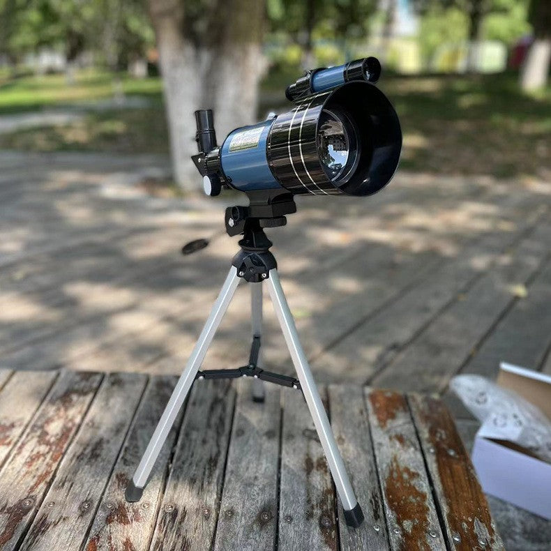 Telescópio Astronômico 30070 com Espelho Localizador Tripé Clipe de Telefone Alta Ampliação Entrada Usando Observação Astronômica de Estrelas