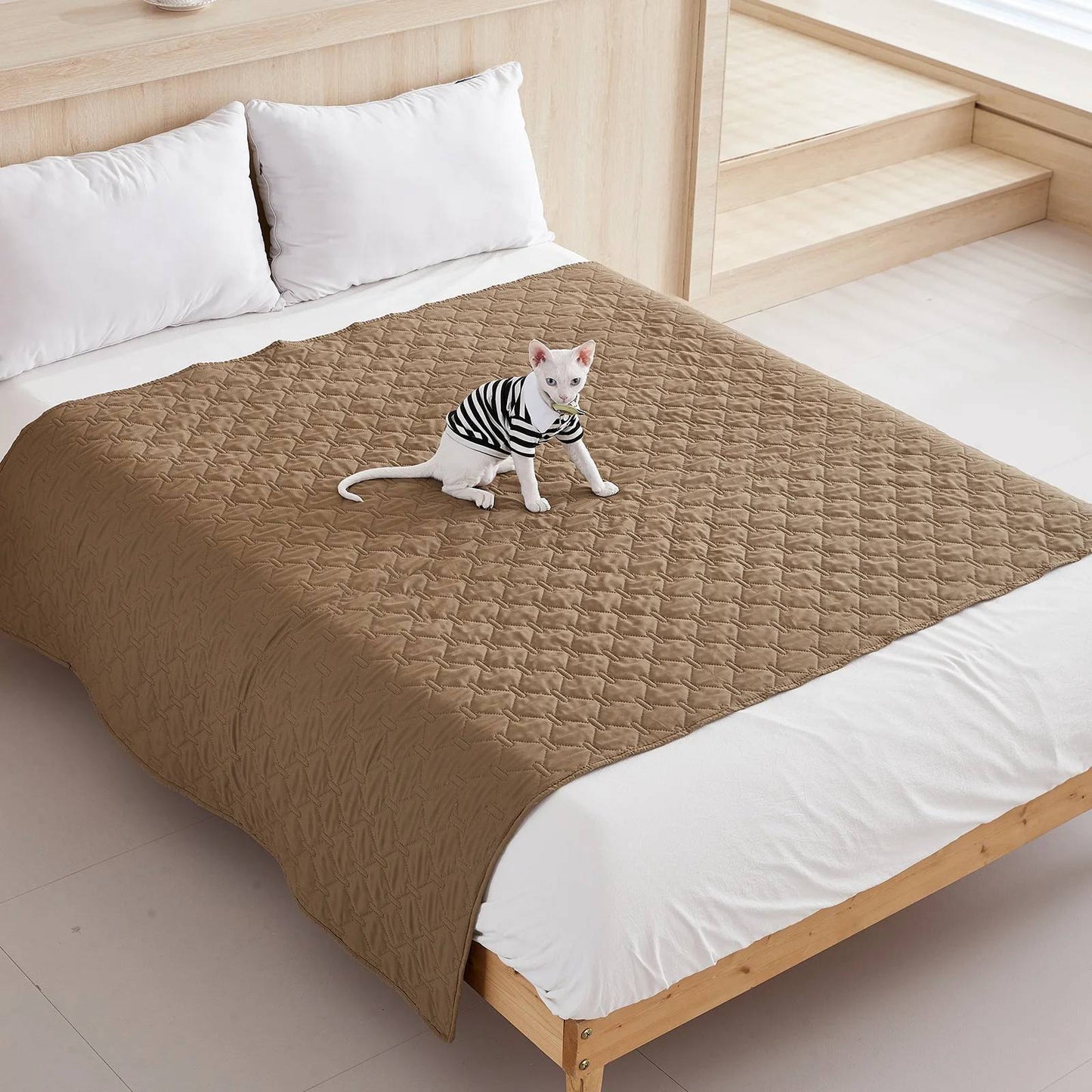 Capa para Cama de Cachorro Dupla Face Impermeável Manta Protetora de Sofá para Cães