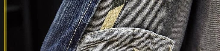 Zip V Denim Jackets Man Trendy Cowboy Coat for Men Loose Y2k Outwear In Lowest Price Korean Popular Clothes Lxury Fashion New