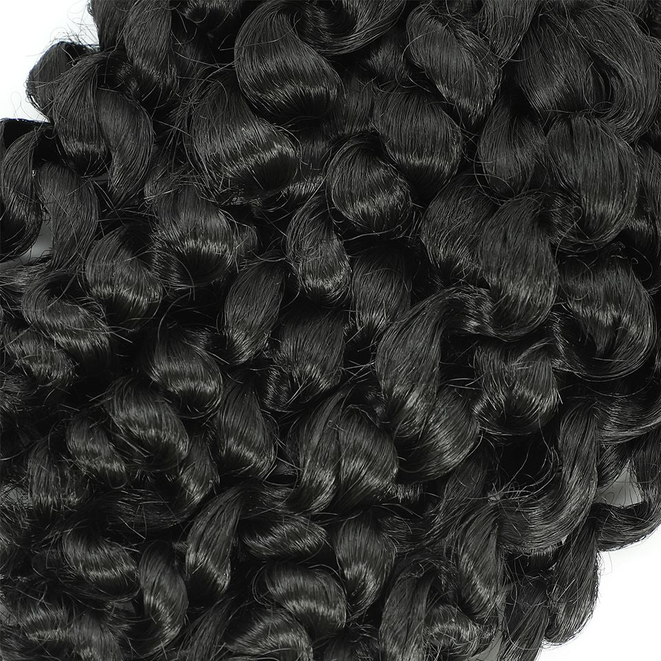 1-4 Pacotes 2X Ringlet Wand Curl Jamaican Bounce 8 polegadas Sintético Wand Curl Twist Braids Hair Crochet Cabelo Cacheado Extensões 20 Raízes