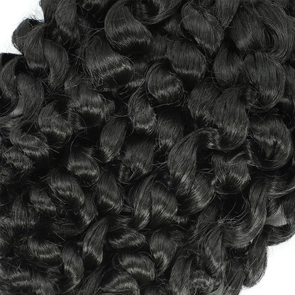 1-4 Pacotes 2X Ringlet Wand Curl Jamaican Bounce 8 polegadas Sintético Wand Curl Twist Braids Hair Crochet Cabelo Cacheado Extensões 20 Raízes