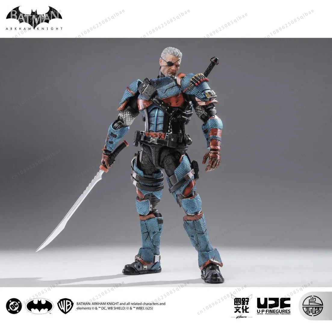 100%Original LPZZ Studio 1/12 Deathstroke Batman Arkham Knight Batsuit V8 04 Bonecos de Ação Modelo do Filme do Batman