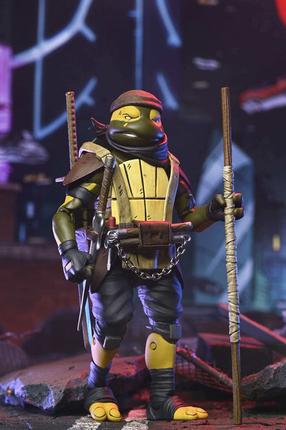 NECA Tartarugas Ninja Mutantes Adolescentes O Último Ronin Ultimate Yi Odyn Moja UnoRe-Evolution Boneco de Ação
