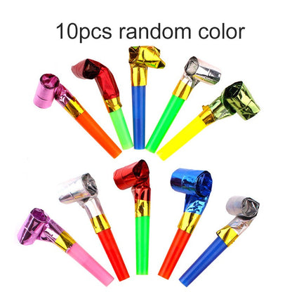 5~100pcs Blowing Telescopic Whistle Party Noise Generator Plastics Party Entertainment Cheering Props Festival Gift Pinata TMZ