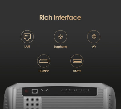 4K Beam Projectors for Movie Auto Focus Correction Smart Android Wifi 1080P Full HD Home Theater Projector Global Version