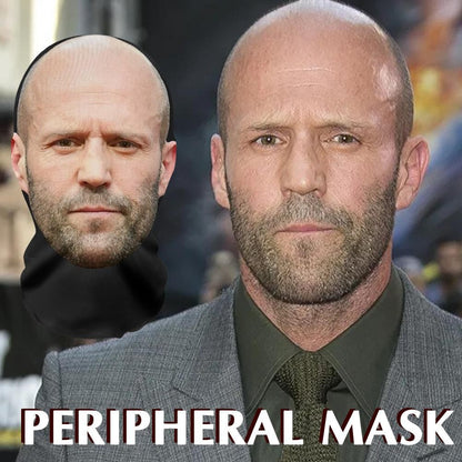 John Pork Smiling Interesting 3D Printed Seamless Mask Head Cover Party Cosplay Props UV Protection Shield Ronaldo PatternCospla