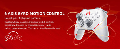BEITONG KP40 Elite Wireless Controller for PC/Switch/iOS/Android/Steam, Adjustable TMR Joystick, 1000Hz Pro Gamepad