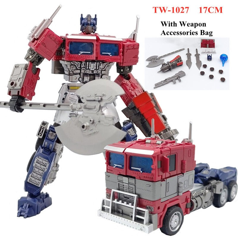 EM ESTOQUE NOVO BAIWEI 18CM Brinquedos de Transformação TW-1024 KO SS Filme Robô Pintado Anime Action Figure Modelo de Carro Presente para Crianças TW-1032