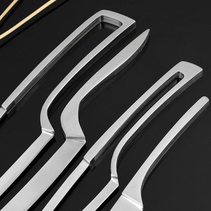 XITUO 4pcs Multi Kitchen knives Stainless steel Cascading knife combination Sets Chef knife peeler Boning Cleaver Utility Knives