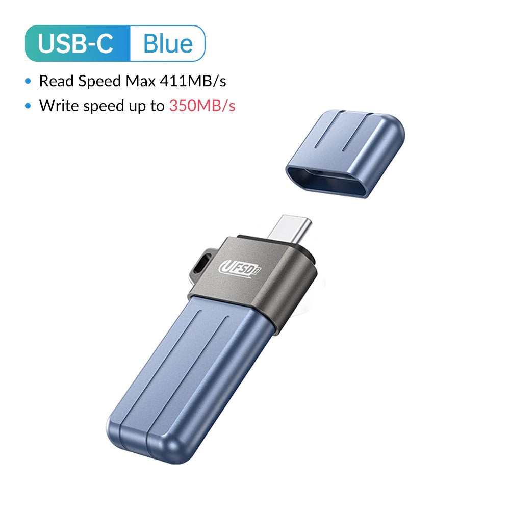ORICO All Metal 512GB USB Flash Drive 411MB/S Pen Drives 256GB 128GB 64GB USB Stick Type C Pendrives Memory Stick U Disk
