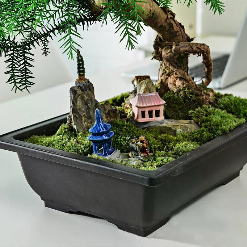 Vasos de Flores Retangulares de Argila Roxa Imitando Vasos para Plantas de Jardim ao Ar Livre Paisagismo Bonsai macetas para plantas