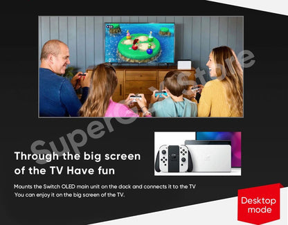 Original Nintendo Switch OLED Model White set Vivid 7” OLED screen 64 GB internal storage Wide adjustable stand