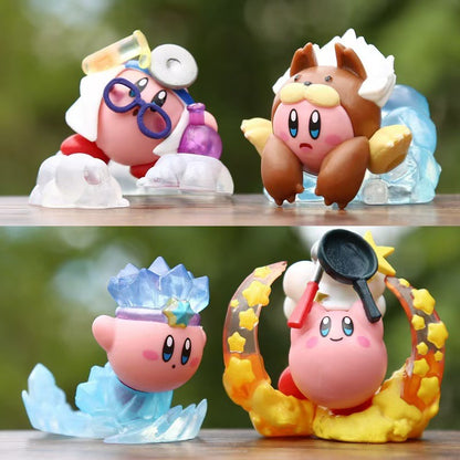 Jogo Kirby Action Figures Personagens Bonitos Desenhos Animados Enfeites de Mesa Estatueta Modelo PVC Coleção para Fãs Presente de Aniversário para Fãs
