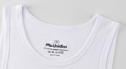 3Pcs/Pack Solid Color Men's Tank Top Sleeveless Undershirts Men Vest Gym T-Shirt High Quality Bamboo Fiber Man Singlets Sports