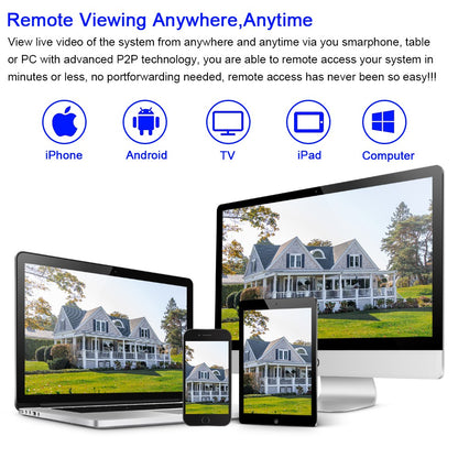 5MP Wired CCTV Analog Security Camera Outside Street Waterproof AHD Dome Video Surveillance Camera BNC XMEYE 4K 5MP AHD DVR View